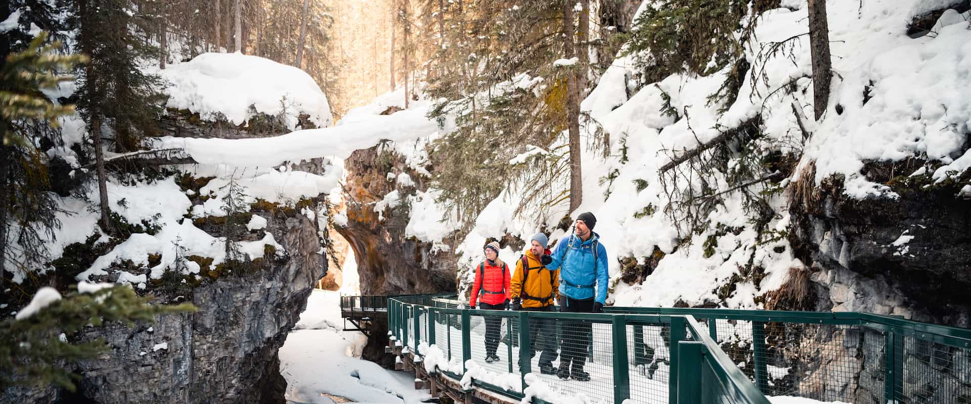 Johnston Canyon Guided Icewalk with Discover Banff Tours