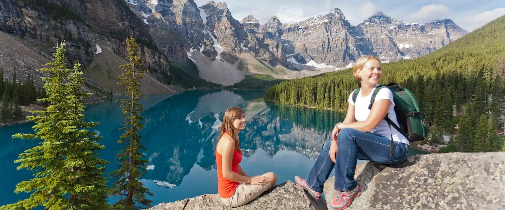 Moraine Lake Rockpile Hike in Summer