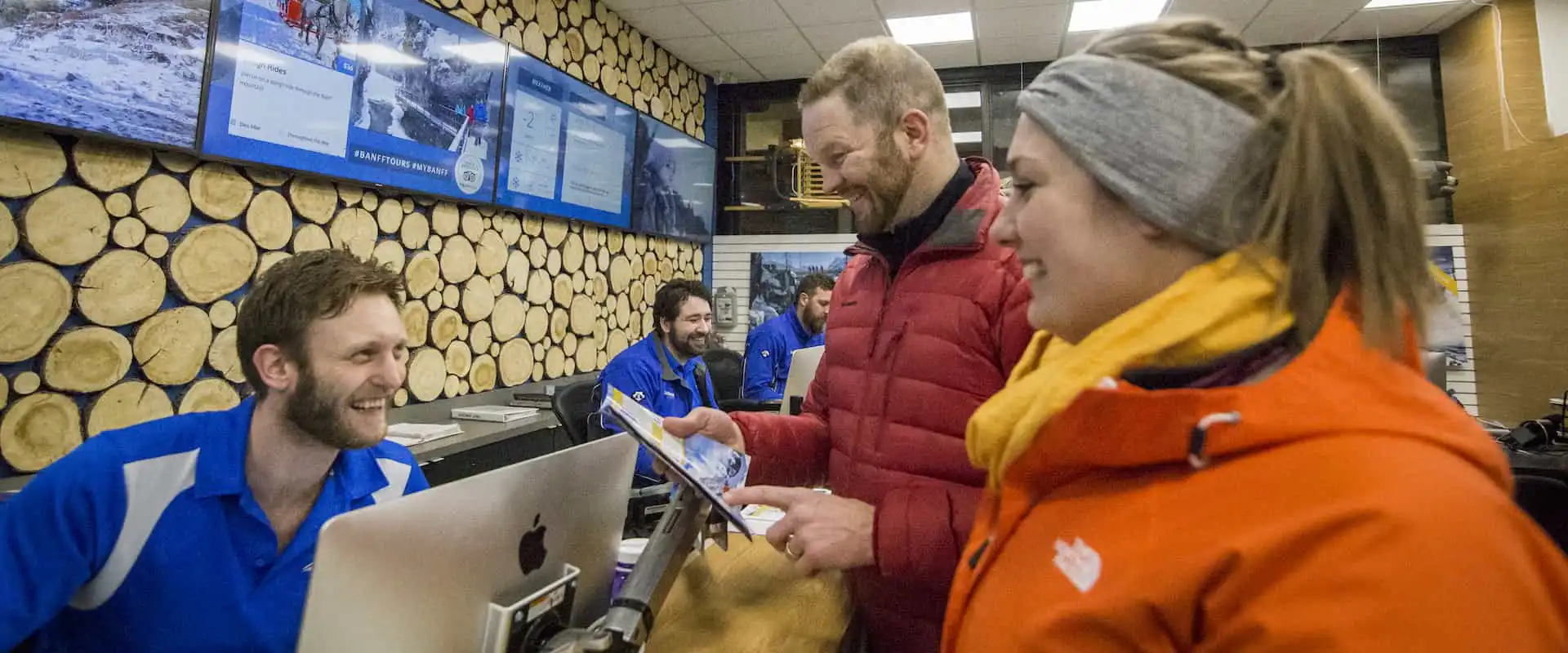 Visit our Reservations Team at the Store on Banff Ave