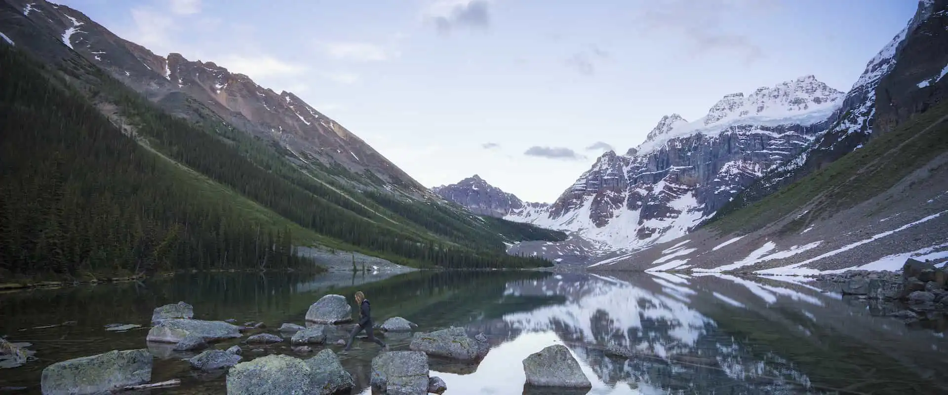 Hike to Consolation Lakes and see Moraine Lake on a guided hiking tour with Discover Banff Tours